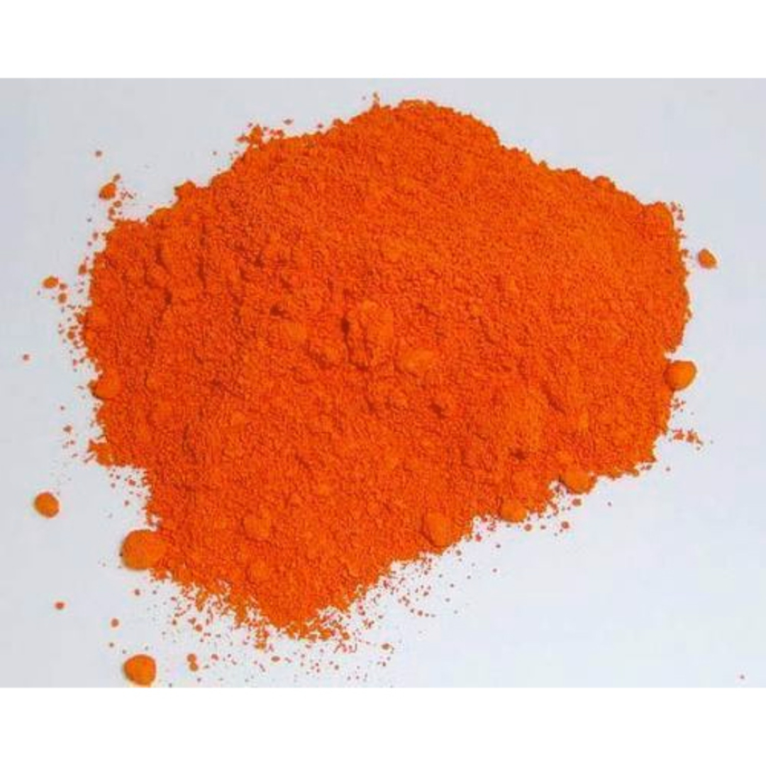 ORANGE FLOURESCENT RANGOLI COLOUR 100G FTOE-100